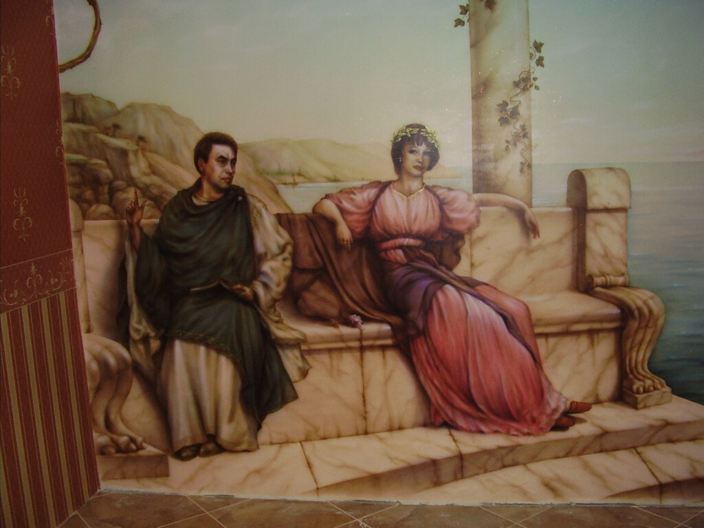 роспись в гостиной Киев