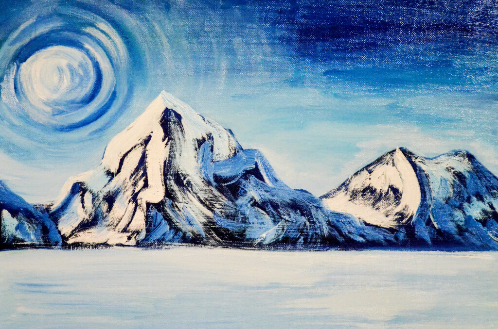 снежные горы