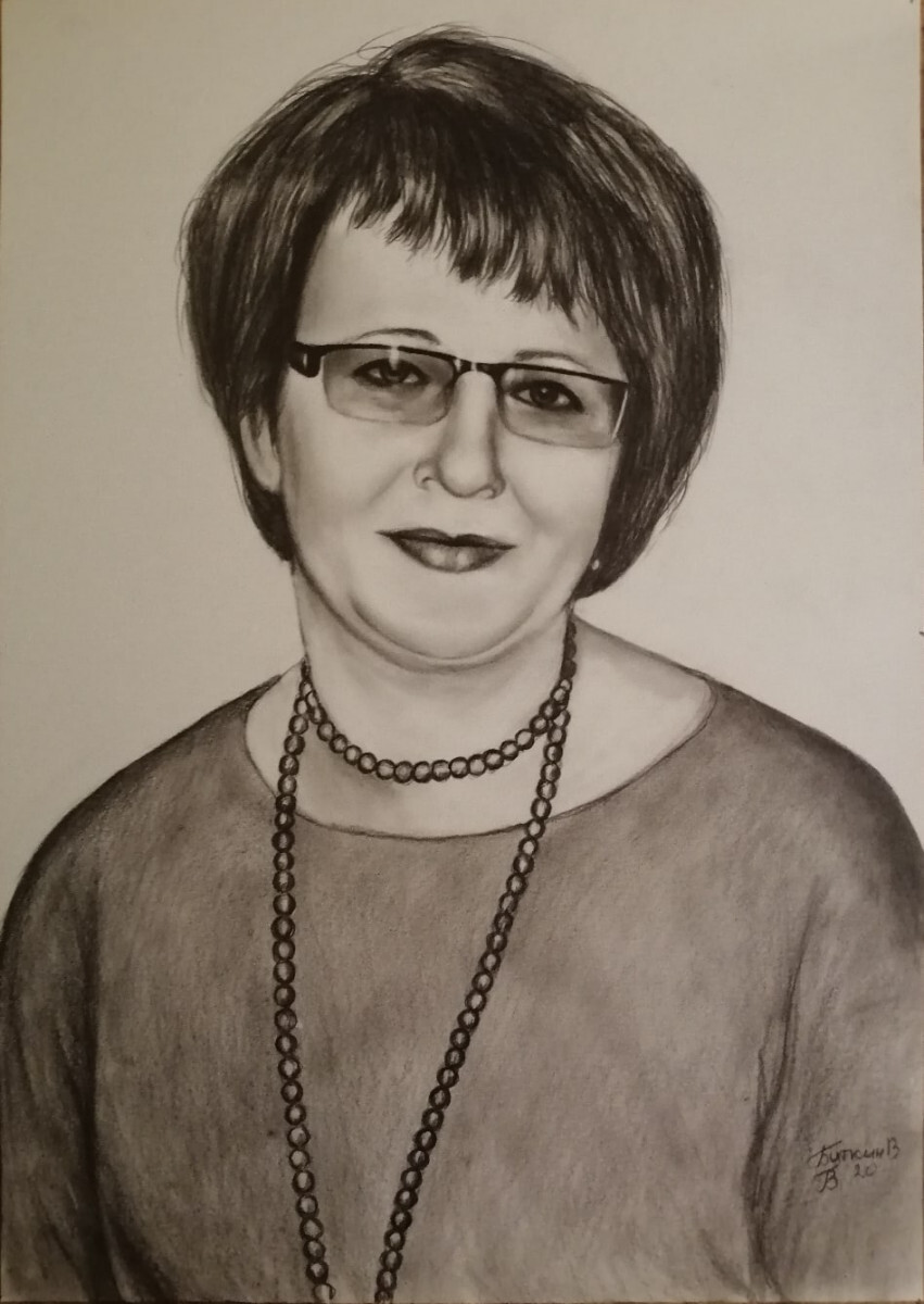 Портрет на заказ. Карандашом по фото.