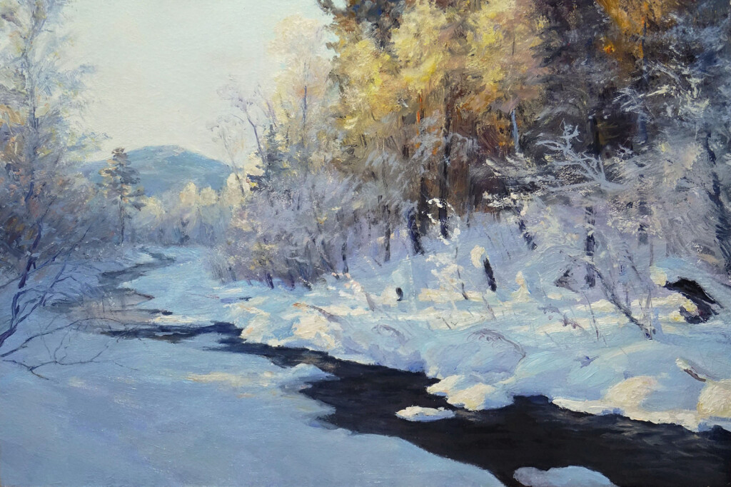 В снежных берегах