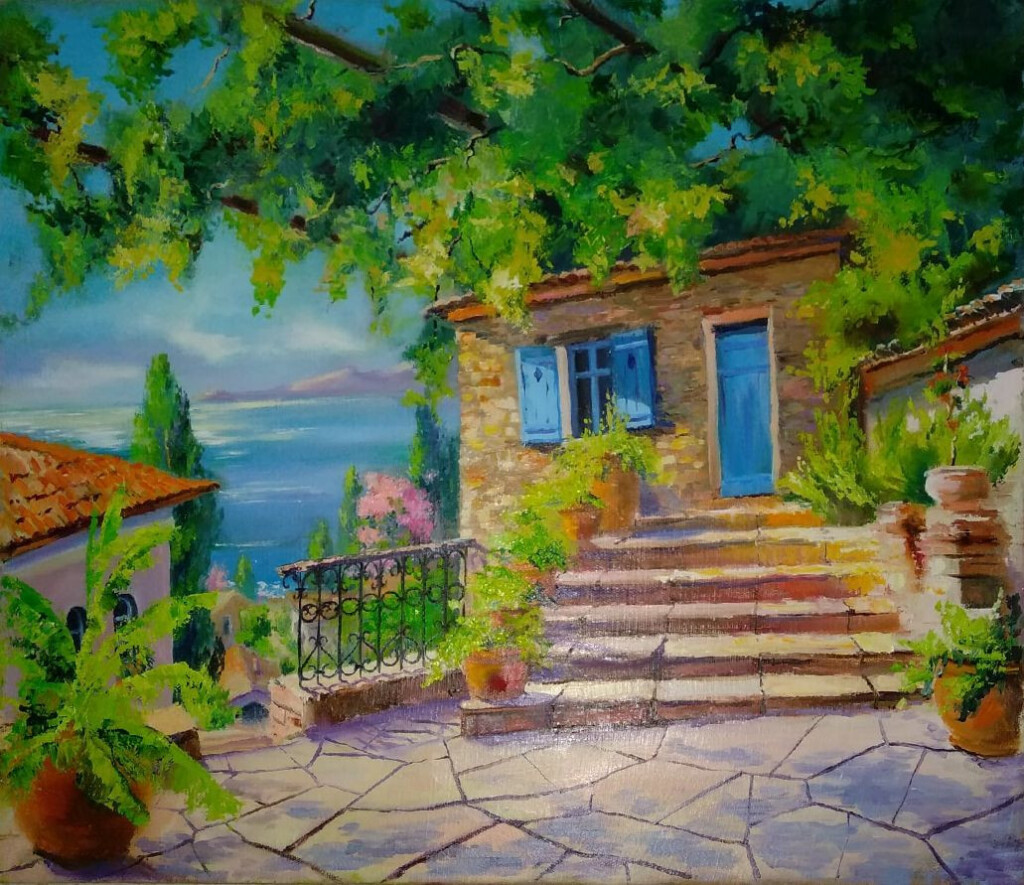 "Солнечный день. Где-то в Алупке..."