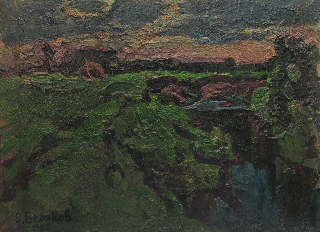 Стожок над рекой