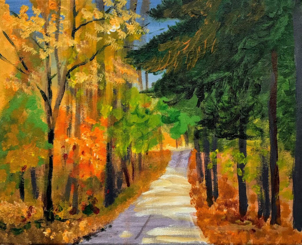 Дорога в лесу