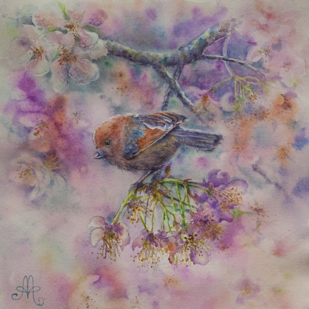 Птичка и весна