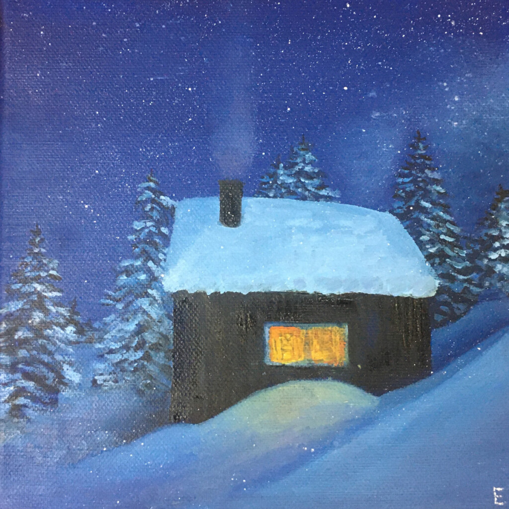 Зимний домик