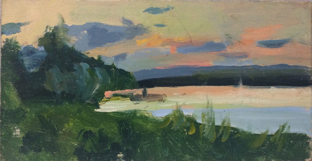 Волга, рассвет