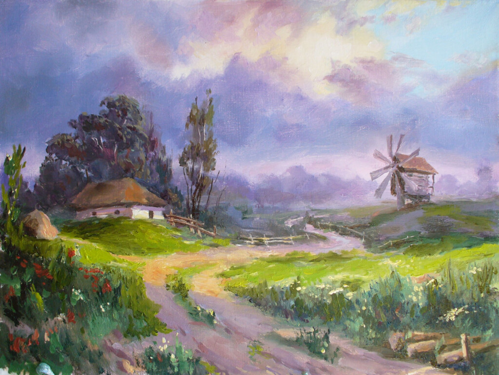 "Перед грозой...", вольная копия с Прядко Ю.