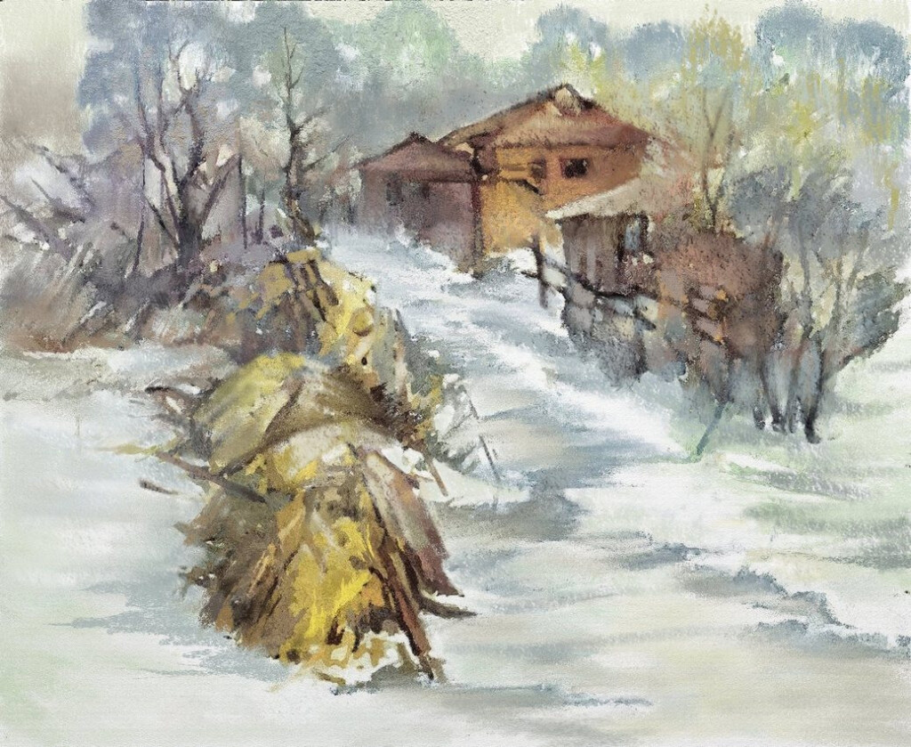 Припорошило.