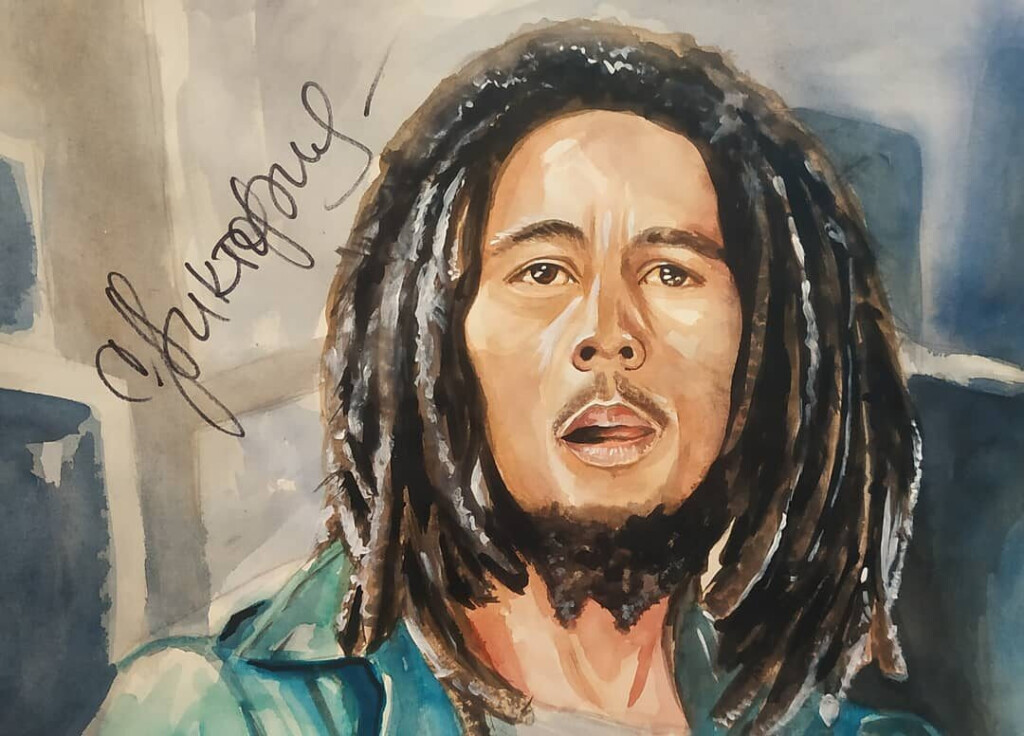 Портрет акварелью