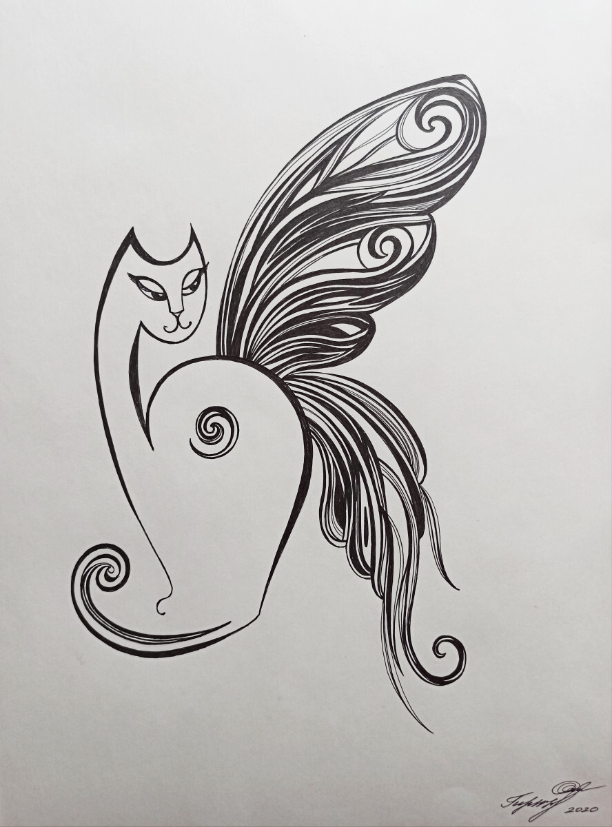 Крылатая кошка