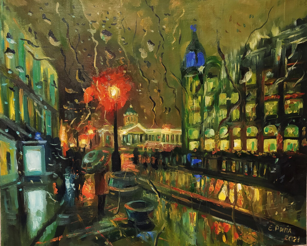 Канал Грибоедова. Дождь