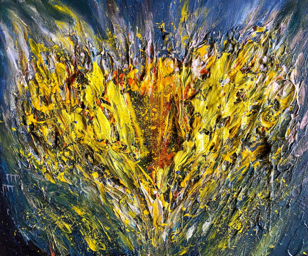 Абстракция с жёлтым