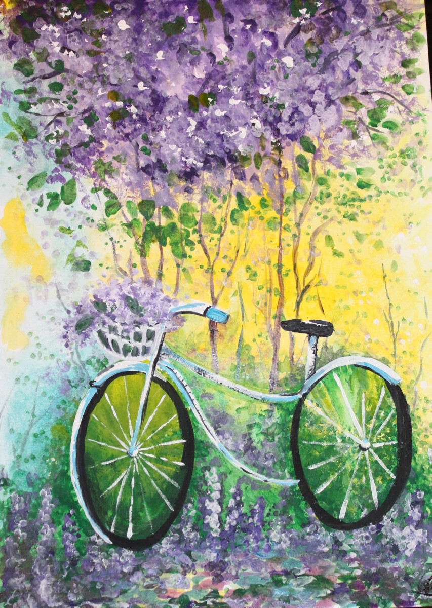 прогулка на велосипеде