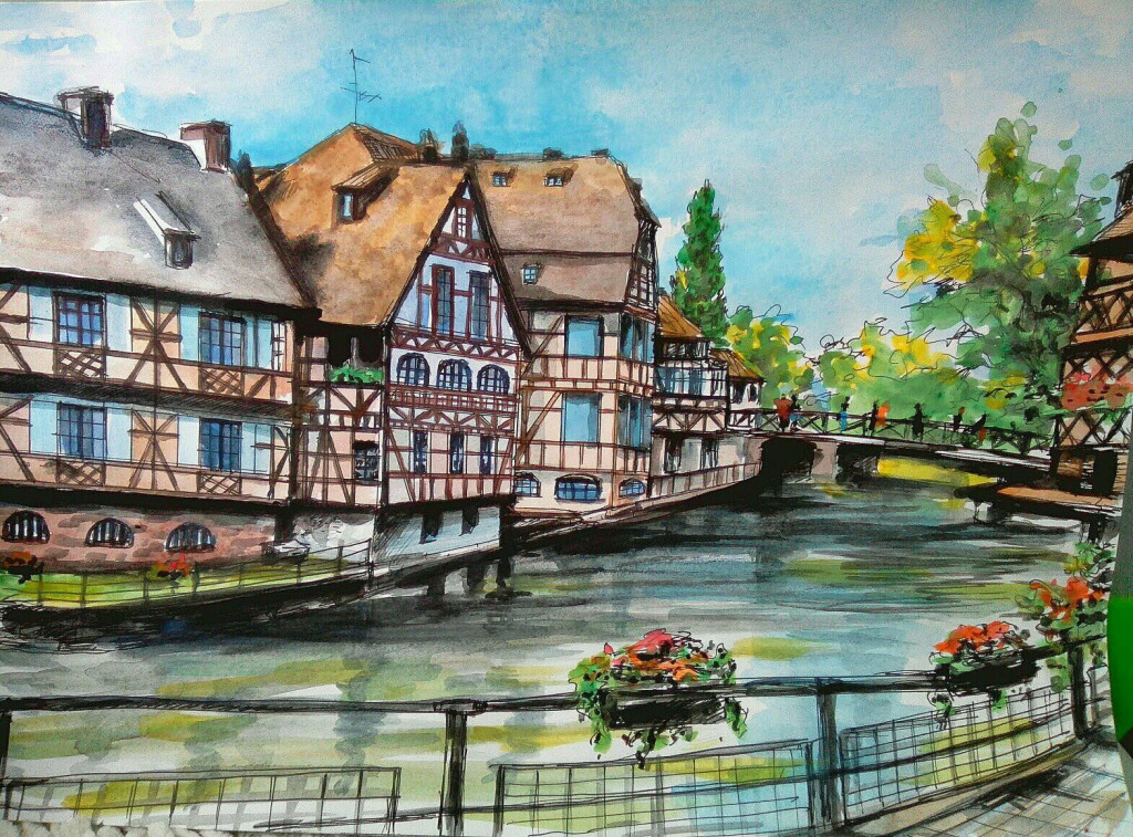 "Городской пейзаж".