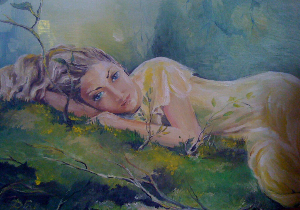 Мечта в желтом платье.