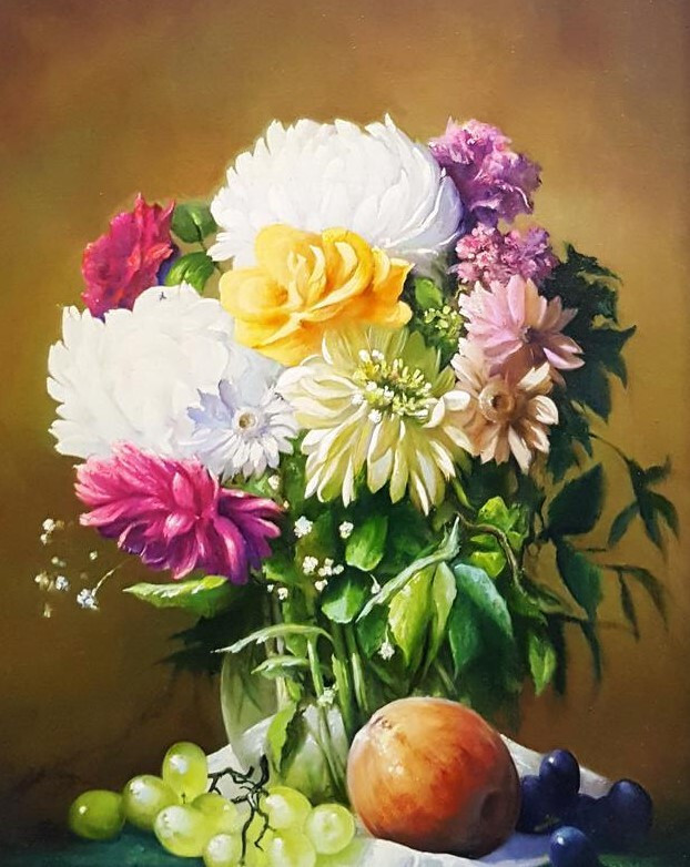 Цветы и фрукты