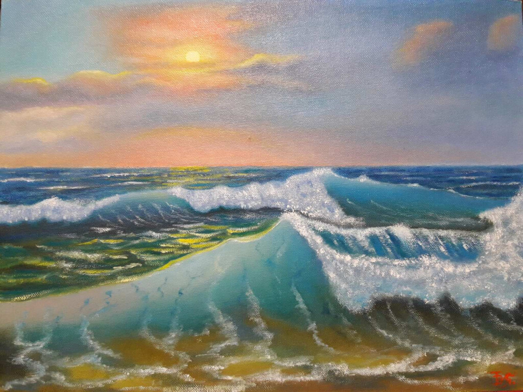 Красивая волна