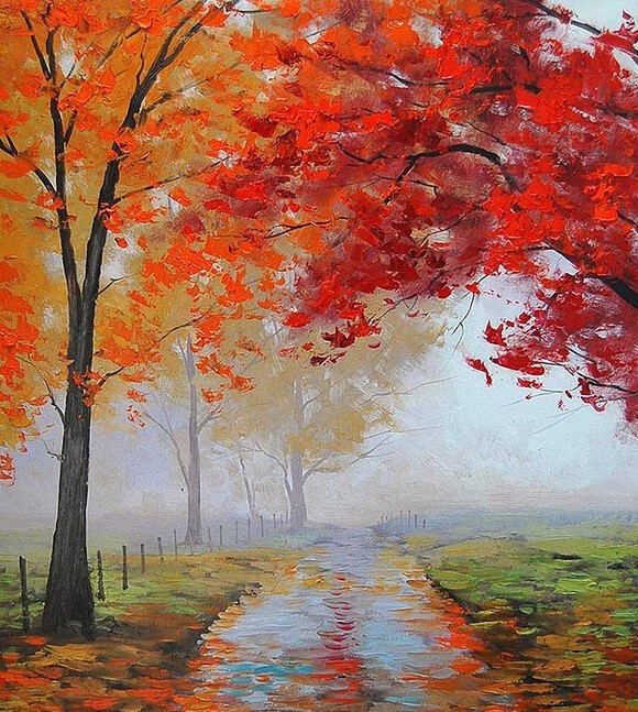 Осень в городском парке