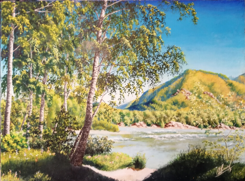 Катунь утром