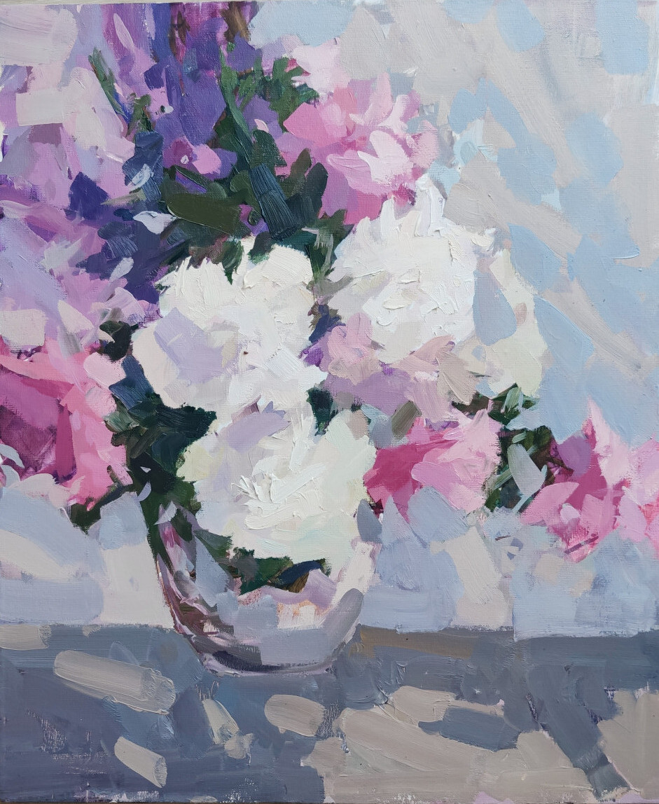 Натюрморт с пионами