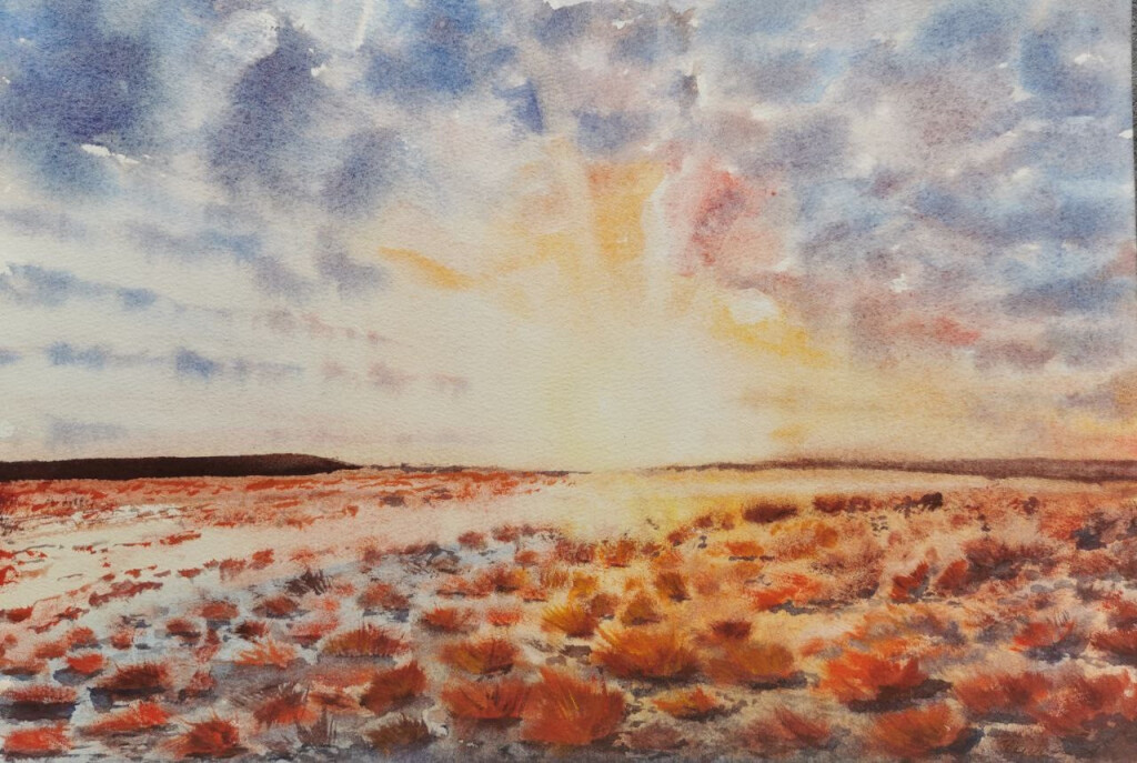 Закат в Сибири