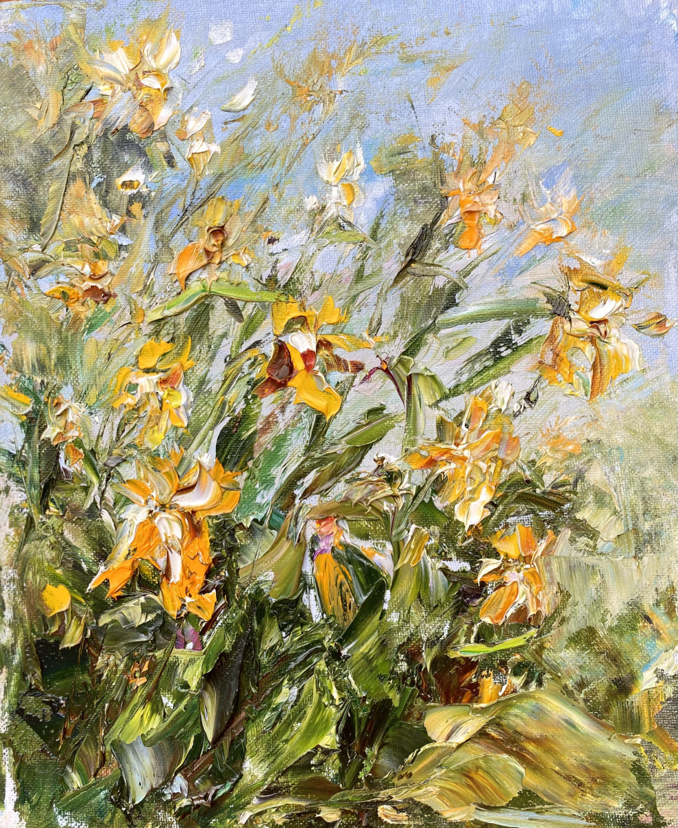 Желтые ирисы