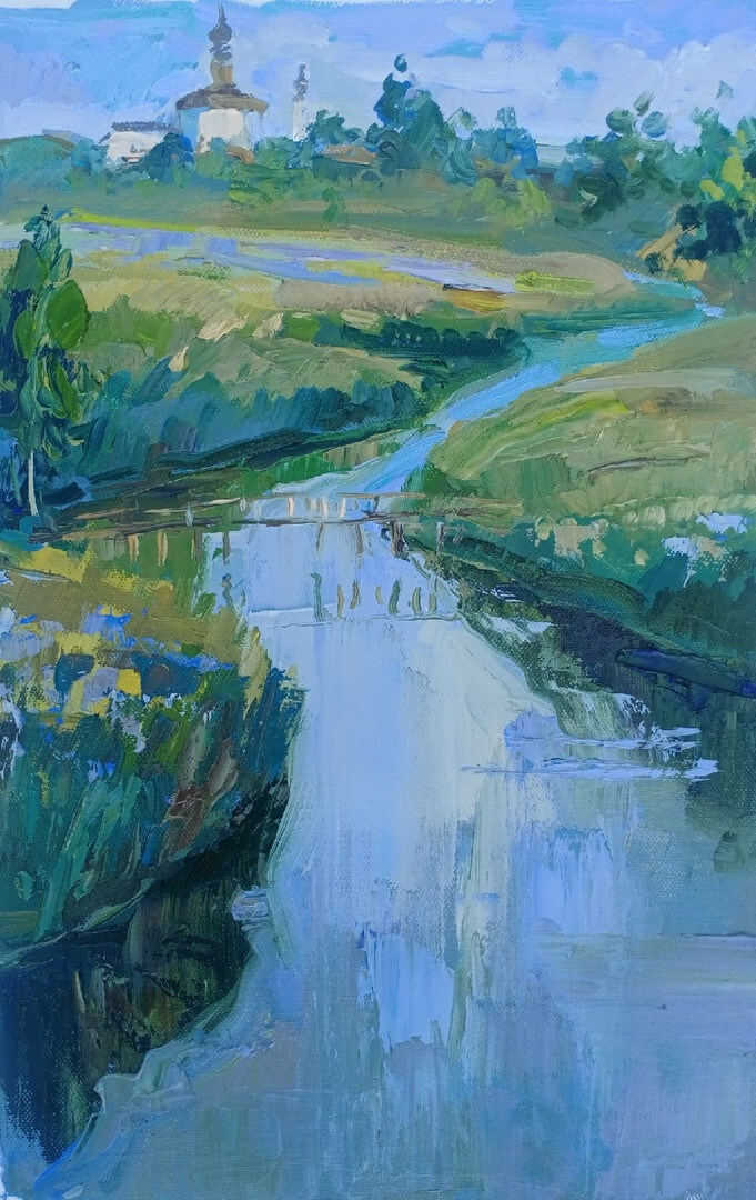 Суздаль. Этюд.