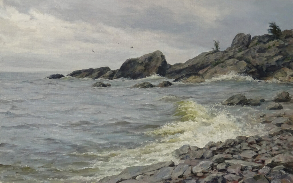 Пасмурный день на Байкале