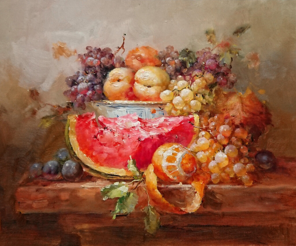 Натюрморт с арбузом