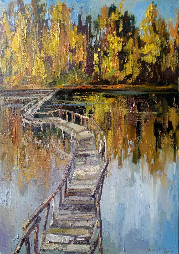 Мостик в осень