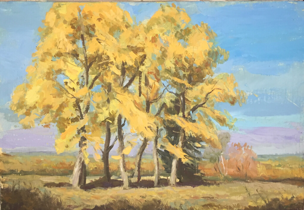 Вековые тополя