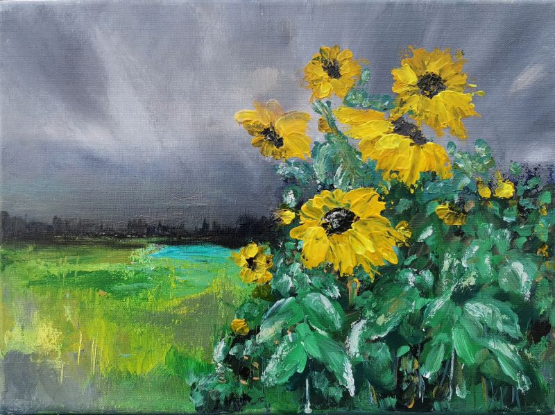 Подсолнухи