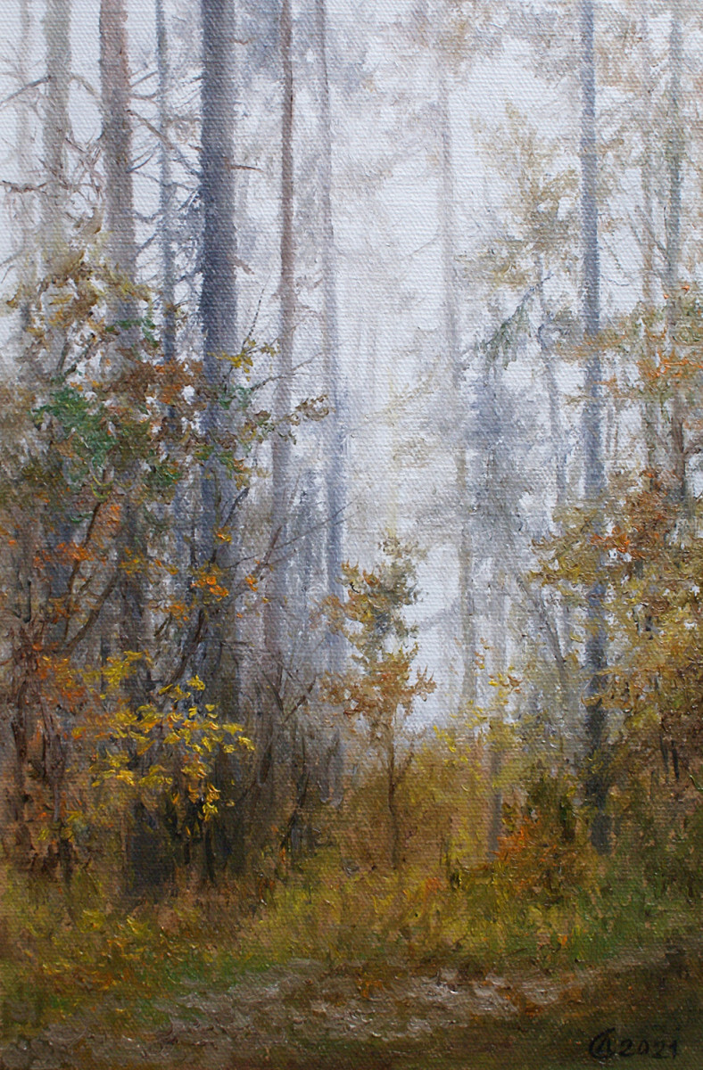 Загрустила осень