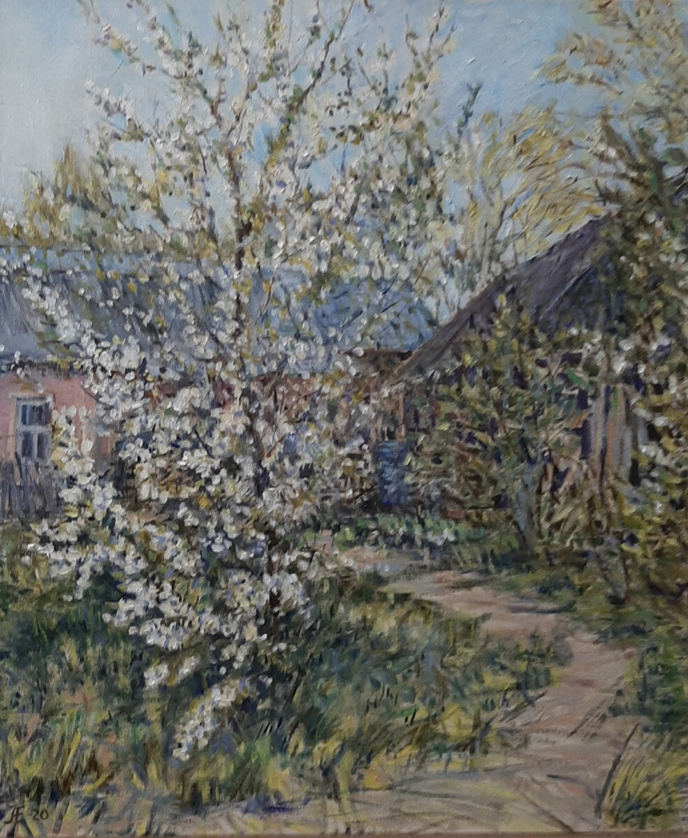 164- цветущий дворик. Ясная поляна