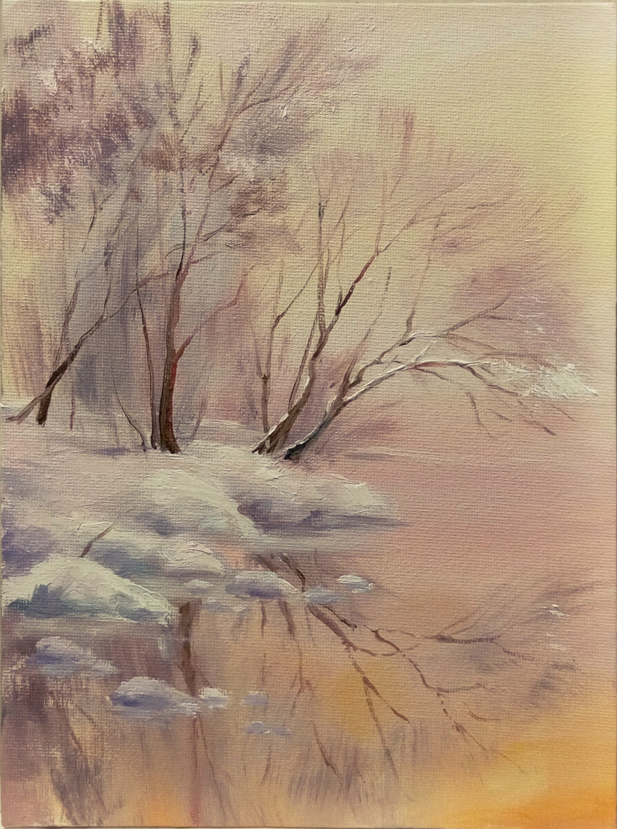 "Золотое зимнее утро"