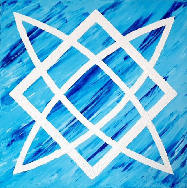 Картина-оберег "Квадрат Сварога"/"Звезда Руси"