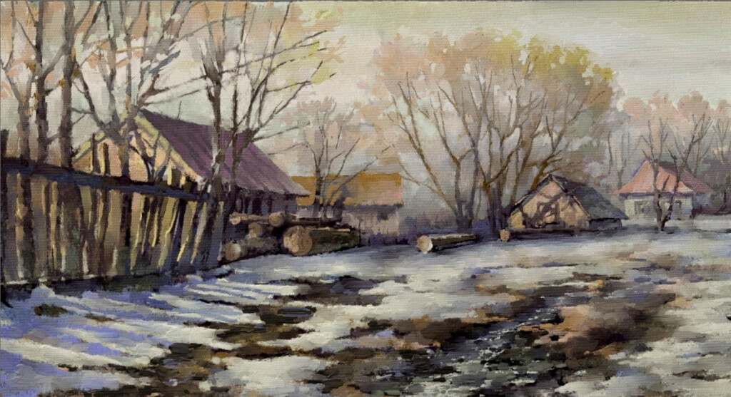 Селихово. Март.