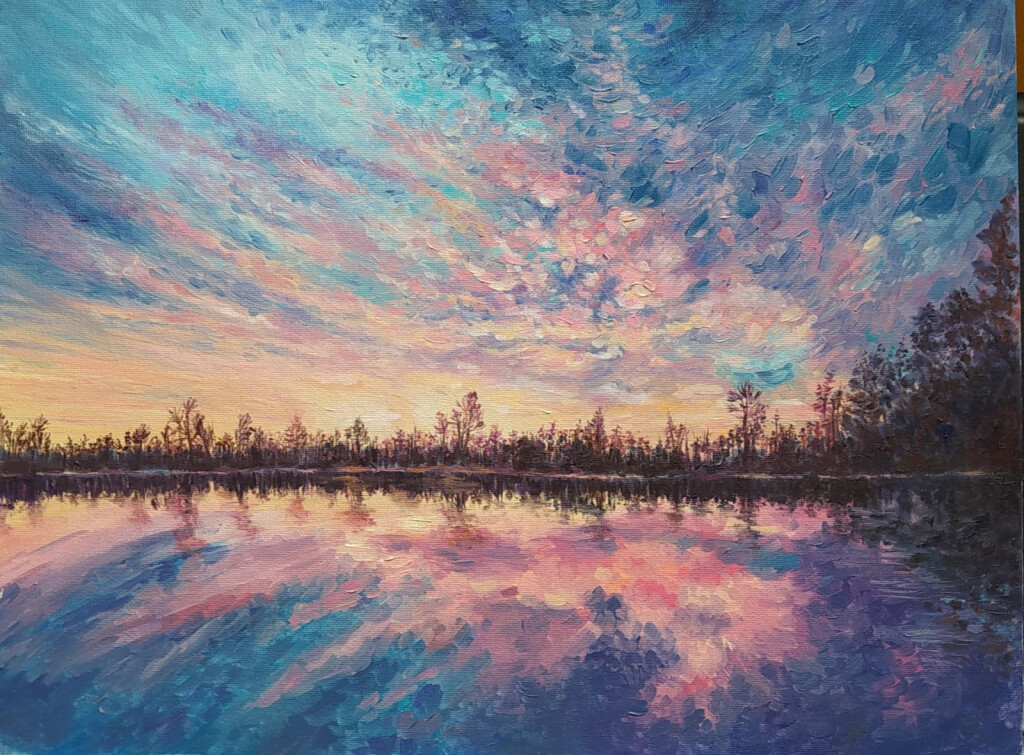 Закат на севере