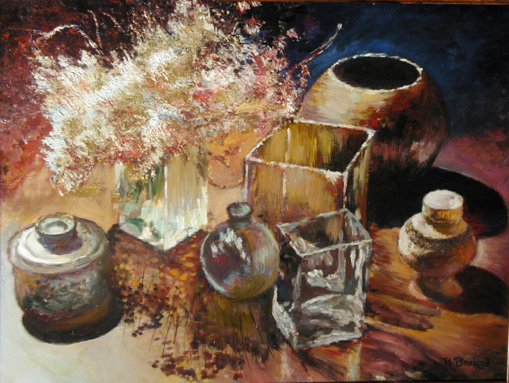 Натюрморт с флаконами