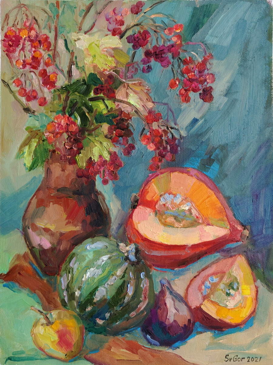 калина с тыквами