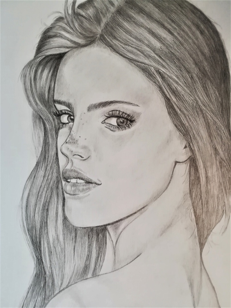 Портрет девушки.