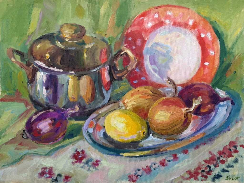 Натюрморт с кастрюлей