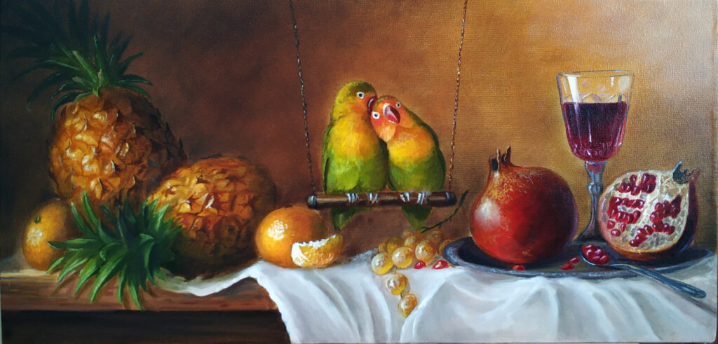 Натюрморт. Неразлучники