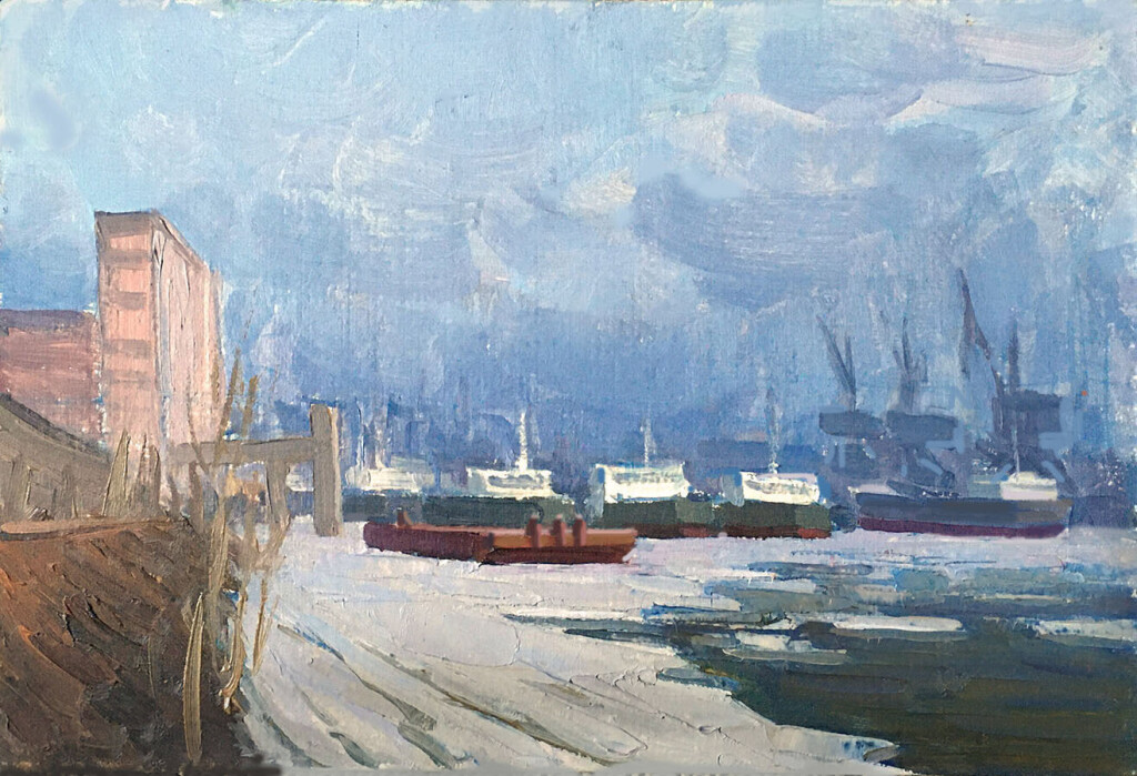 Затон у элеватора.