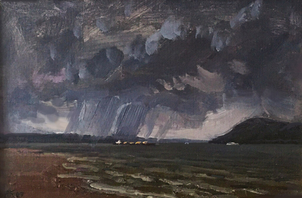 Гроза на Волге