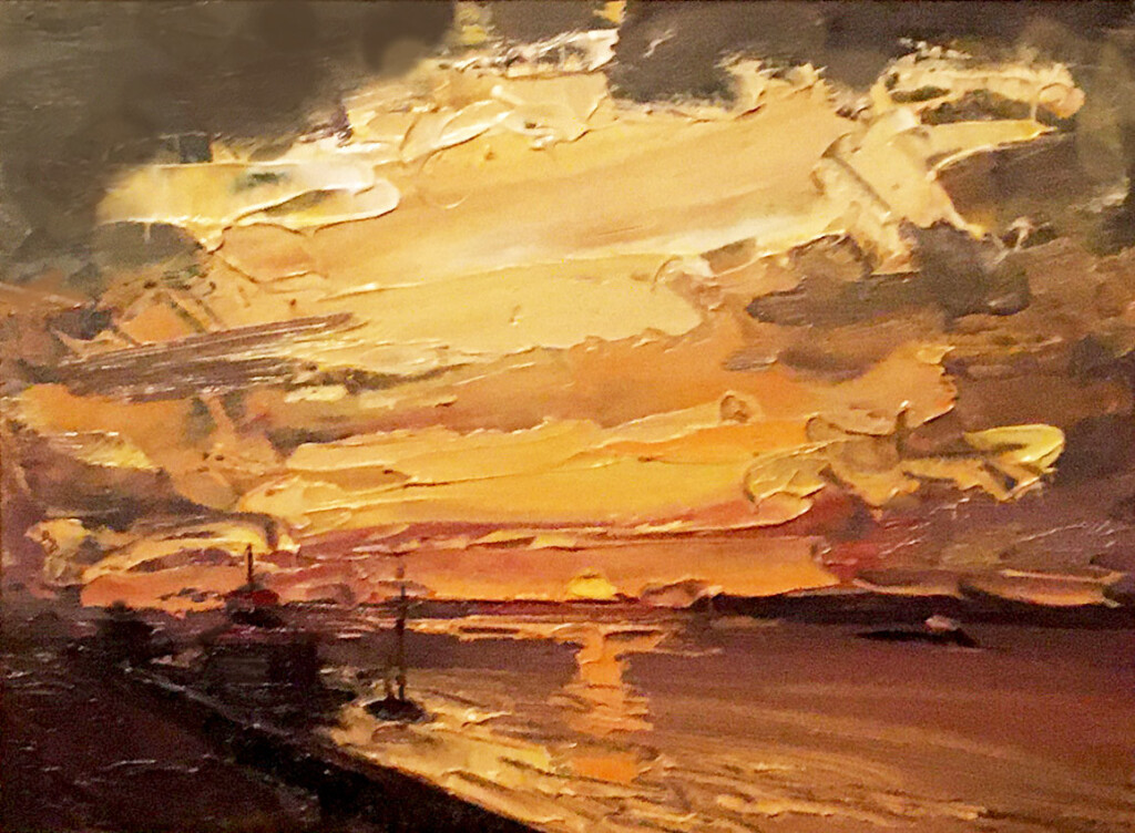 Оранжевый закат