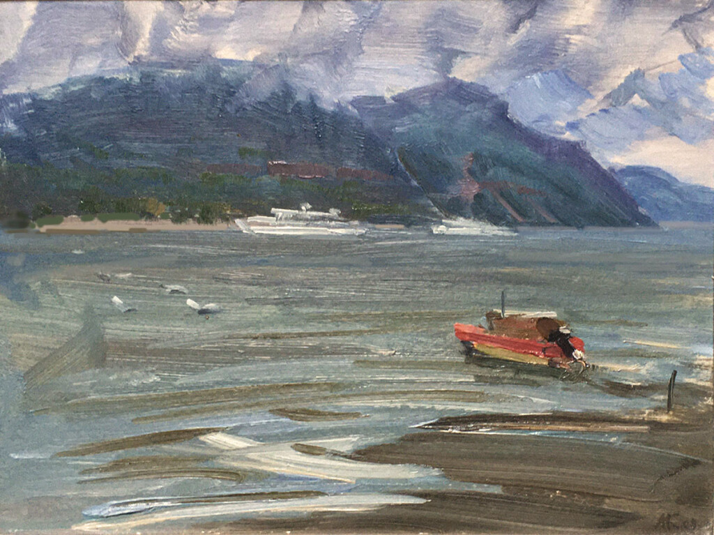 На Волге.Этюд№3