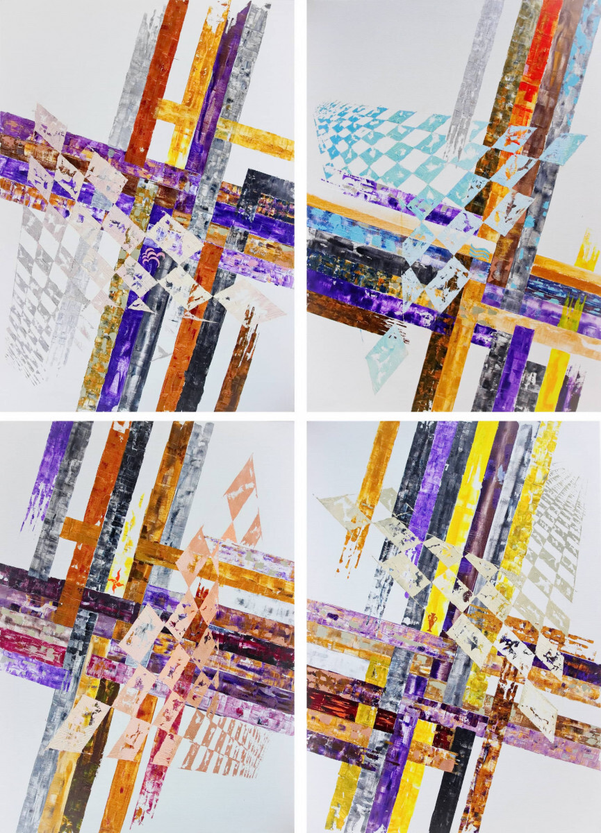 Материя и Пространство. Квадриптих