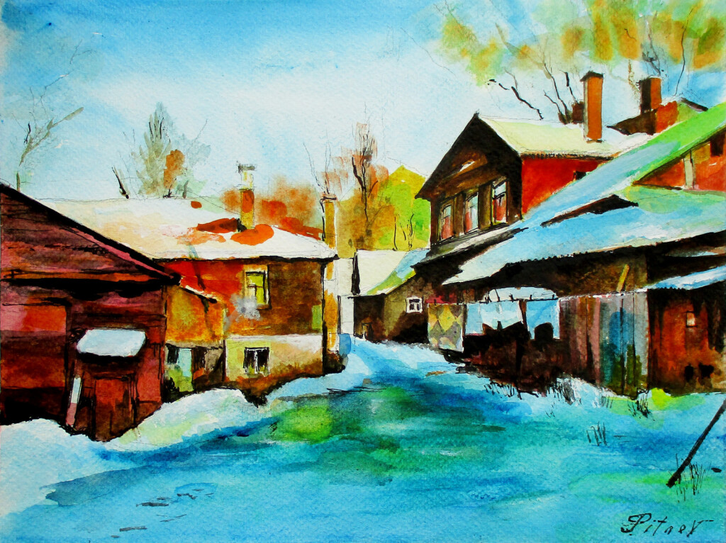 Дворик в Костроме