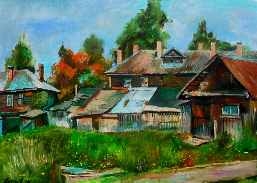 Ясным днем под  Петербургом